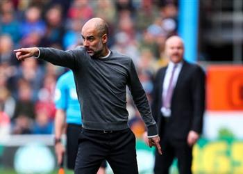 مدرب بيرنلي شعرت بالسعادة عندما سمعت صراخ جوارديولا خلال المباراة