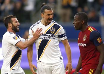 بالفيديو ابراهيموفيتش يحدث جلبة في الدوري الامريكي مع لاعب نيجيري