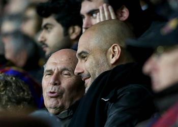 ESPN جوارديولا يحضر مباراة برشلونة وليفربول في دوري الأبطال