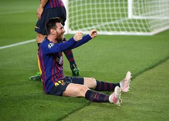 ميسي بعد الفوز على ليفربول رغبنا بتسجيل هدف رابع وكنت محظوظ ا