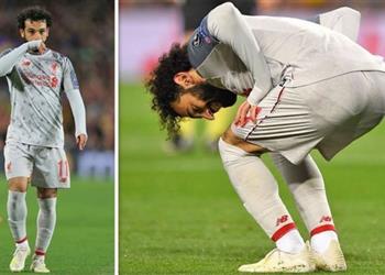 جماهير مانشستر يونايتد تسخر من محمد صلاح بعد فرصته المهدرة أمام برشلونة