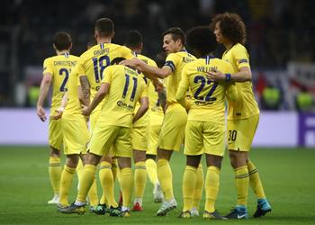 الحسم يتأجل تشيلسي يعود بتعادل أمام فرانكفورت بنصف نهائي الدوري الأوروبي