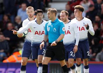 بوتشيتينو بعد طرد ثنائي توتنهام أمام بورنموث يجب احترام قرار الحكم