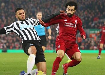 لاعب نيوكاسل يشكر محمد صلاح رغم الهزيمة أمام ليفربول