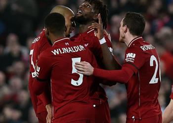 فيديو أوريجي يسجل هدف التقدم لليفربول في شباك برشلونة