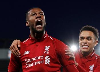 بالفيديو فاينالدوم يسجل هدفين لليفربول أمام برشلونة في دقيقتين