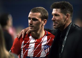 سيميوني لا يمكن لوم ميسي بعد الخروج من الأبطال ويرد على شائعات رحيل جريزمان