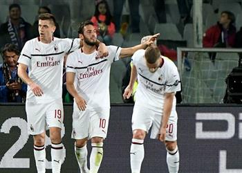 فيديو ميلان يعبر فيورنتينا في منافسات الكالتشيو