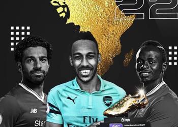 أوباميانج سعيد بمشاركتي الحذاء الذهبي مع محمد صلاح وماني