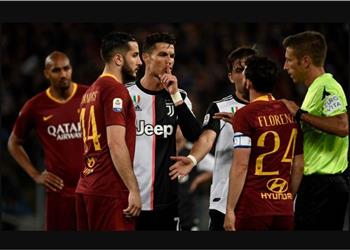 فيديو رونالدو يستفز فلورينزي بمواجهة يوفنتوس وروما