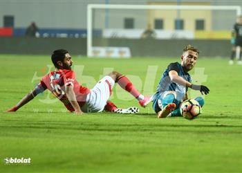 بالفيديو حسين الشحات ي سجل الهدف الأول لـ الأهلي في شباك إنبي