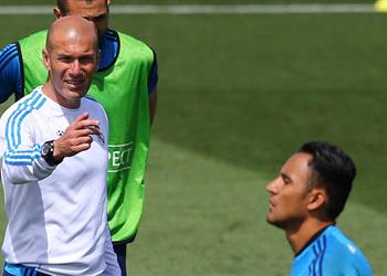 زيدان لنافاس إنه قرار ريال مدريد