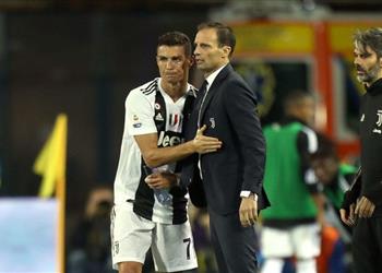 الكشف عن رد فعل كريستيانو رونالدو بعد رحيل أليجري عن يوفنتوس
