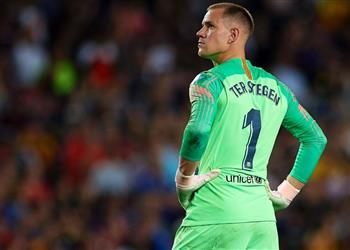 برشلونة يصدر بيان ا رسمي ا بشأن تير شتيجن قبل نهائي كأس الملك