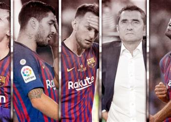 سبورت تكشف أسباب انهيار برشلونة بعد ضياع حلم الثلاثية