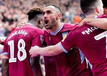 بالفيديو المحمدي يصنع هدف التقدم لأستون فيلا أمام ديربي كاونتي في نهائي البلاي أوف