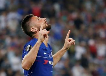 فيديو جيرو يسجل هدف التقدم لتشيلسي أمام آرسنال في نهائي الدوري الأوروبي