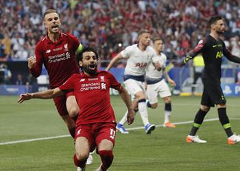 محمد صلاح يوجه رسالة لجماهير ليفربول بعد الاحتفال بدوري الأبطال