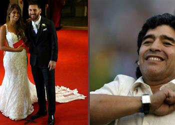 تصريحات مارادونا دعوتي لحضور زفاف ميسي ربما تكون ضاعت