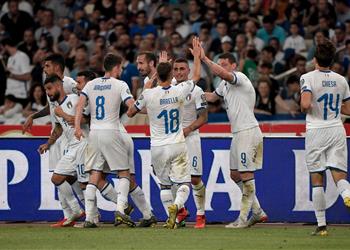 إيطاليا وبلجيكا يحققان العلامة الكاملة بالفوز على اليونان وكازخستان في تصفيات يورو 2020