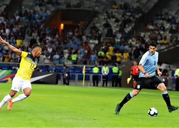 فيديو لويس سواريز يسجل الهدف الثالث لأوروجواي في الإكوادور بكوبا أمريكا