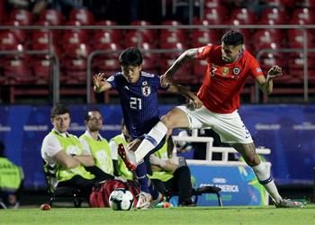 فيديو بولجار يسجل الهدف الأول لتشيلي في اليابان بكوبا أمريكا