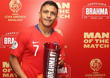 فيديو أليكسيس سانشيز رجل مباراة تشيلي واليابان في كوبا أمريكا