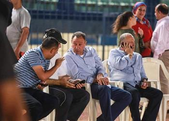 محمود الخطيب يحضر مران منتخب مصر قبل مواجهة زيمبابوي في افتتاح كأس أمم إفريقيا