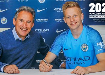 رسميا مانشستر سيتي يعلن تجديد عقد زيتشينكو حتى 2024