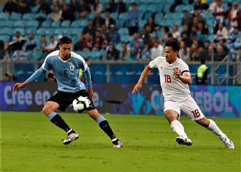 فيديو لويس سواريز ي سجل هدف التعادل لأوروجواي في اليابان بكوبا أمريكا