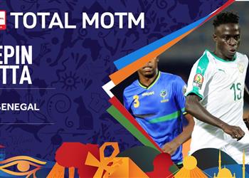 رسميا كريبان دياتا رجل مباراة السنغال وتنزانيا