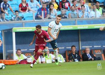 فيديو مارتيينيز يسجل هدف التقدم للأرجنتين في قطر بكوبا أمريكا