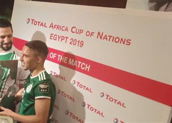 للمرة الثانية توالي ا إسماعيل بن ناصر رجل مباراة الجزائر والسنغال