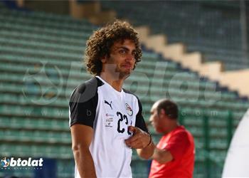 بالصور منتخب مصر يخوض المران الأخير قبل مواجهة أوغندا وظهور عمرو وردة