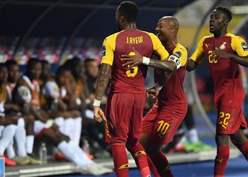 تشكيل غانا ضد غينيا بيساو الاخوان أيو يقودان هجوم النجوم السوداء