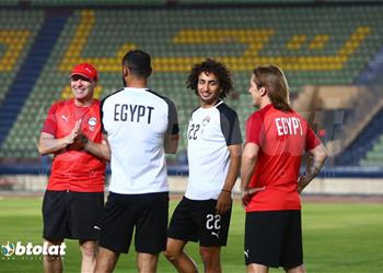 الونش يخضع لكشف طبي غد ا لتحديد موقفه من مباراة مصر وجنوب إفريقيا