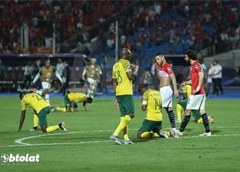 مهاجم جنوب إفريقيا مدربنا شرح لنا هدف الفوز على مصر ويجب احترام نيجيريا
