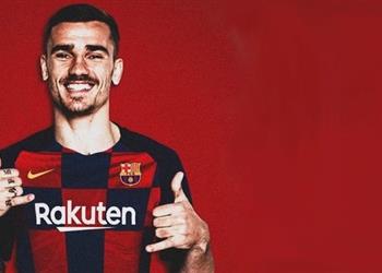 رسميا برشلونة يعلن تعاقده مع جريزمان من أتلتيكو مدريد