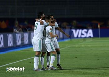 لاعب الجزائر يتعرض لإصابة قوية في مباراة السنغال بنهائي أمم إفريقيا