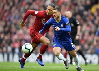 هازارد لم استطع الحصول على الفرصة أمام فان دايك حاولت وسقطت