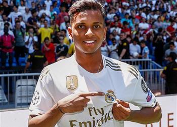 فيديو رودريجو جويس يسجل هدف ا رائع ا لريال مدريد أمام بايرن ميونيخ