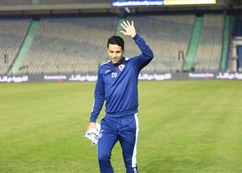 محمد إبراهيم يهدر فرصة هدف مؤكد في مباراة الزمالك والجونة