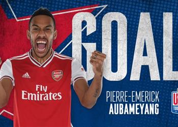 فيديو أوباميانج يسجل الهدف الثاني لآرسنال أمام ريال مدريد