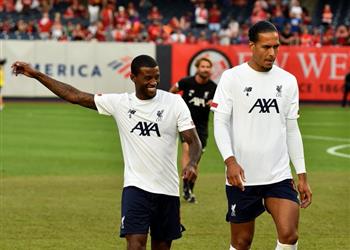 فيديو فاينالدوم يسجل هدف التقدم لليفربول أمام سبورتينج لشبونة في مباراة ودية