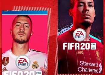 صور هازارد وفان ديك ي علقان على تصدرهما غلاف لعبة FIFA 20