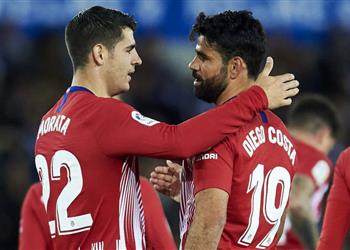 تشكيل أتلتيكو مدريد ضد ريال مدريد كوستا وموراتا أساسيان في كأس الأبطال الدولية