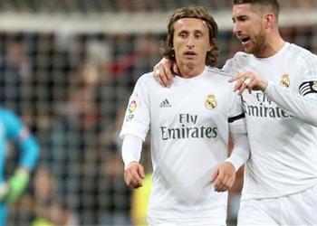 اوندا ثيرو خلاف بين راموس ومودريتش اثناء مباراة ريال مدريد أمام توتنهام