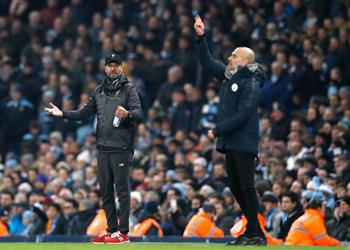 جوارديولا هؤلاء الأقرب للمشاركة أمام ليفربول ومواجهة كلوب أمر مذهل دائما