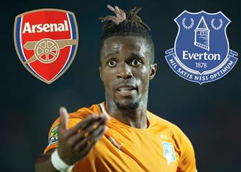 إيفرتون يستعد لمفاوضات جديدة مع كريستال بالاس بشأن ويلفريد زاها وآرسنال يترقب