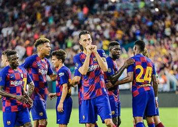 فيديو برشلونة يفوز بثنائية على نابولي في مباراة ودية